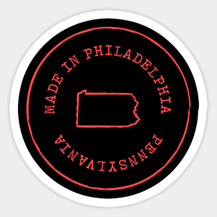 Made in Pennsylvania T-Shirt Sticker